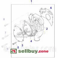Водяной насос 4226913M91 трактора Massey Ferguson